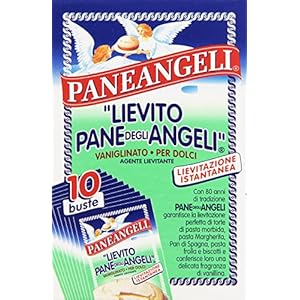 Lievito Pane Degli Angeli Vanilla for Cakes 10 x 16gram Paneangeli Raising Agent