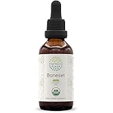 HerbEra Boneset B60 USDA Organic Tincture | Alcohol-Free Extract, High-Potency Herbal Drops | Certified Organic Boneset (Eupatorium perfoliatum) Dried Herb (2 oz)
