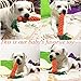 WHOMEC Ultra Durable Rope Dog Toy - Great for Aggressive Chewers - 100% Natural & Safe Cotton (1 x Carrot)