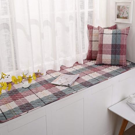 Amazon Com Wsfj Cotton Non Slip Bay Window Mat Window Sill Mat