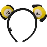 BT21 LINE FRIENDS Women's Headband, One Size | 3D Plush Hair Band for Adults, Cute Fashion Accessories, CHIMMY