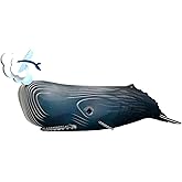 EUGY Sperm Whale 3D Puzzle, 27 Piece Paper Craft Kit for Kids 6+ | Screen Free Build, Finishes In About 30 Minutes, Pre Cut Parts, No Scissors Needed, Fun Facts Card, Stands As Shelf Decor