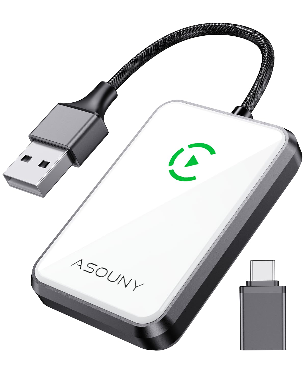 Adattatore Wireless CarPlay 2025 | Plug & Play, 5GHz, Per Auto Con CarPlay Cablato, Con Cavi USB A E USB C - Foto 6