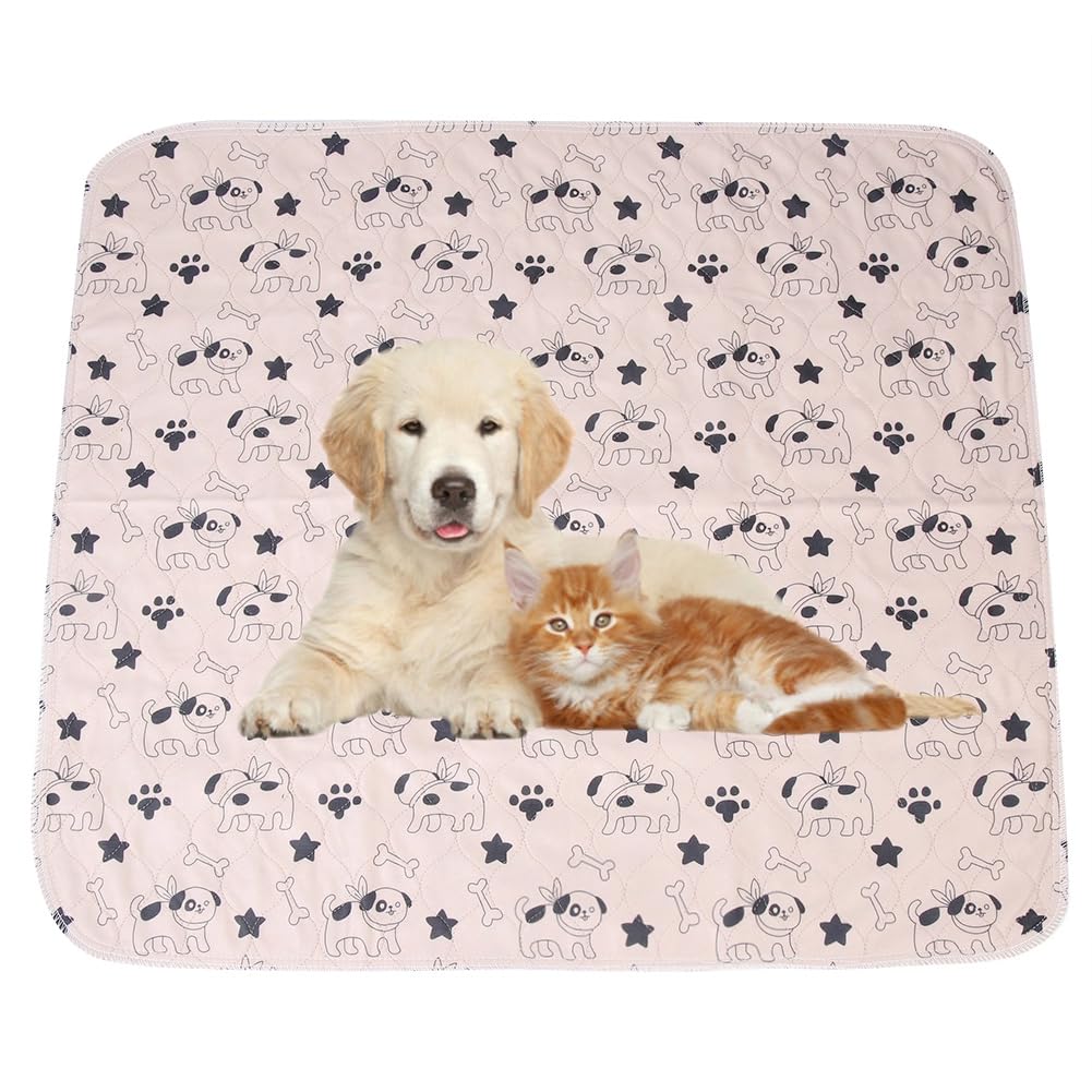 Reusable Washable Dog Training Pads - Waterproof Absorbent for Puppies and Cats, Bed and Carpet Protection Pee Pads, 3 Sizes Dog Urine Mat (70 × 80cm)