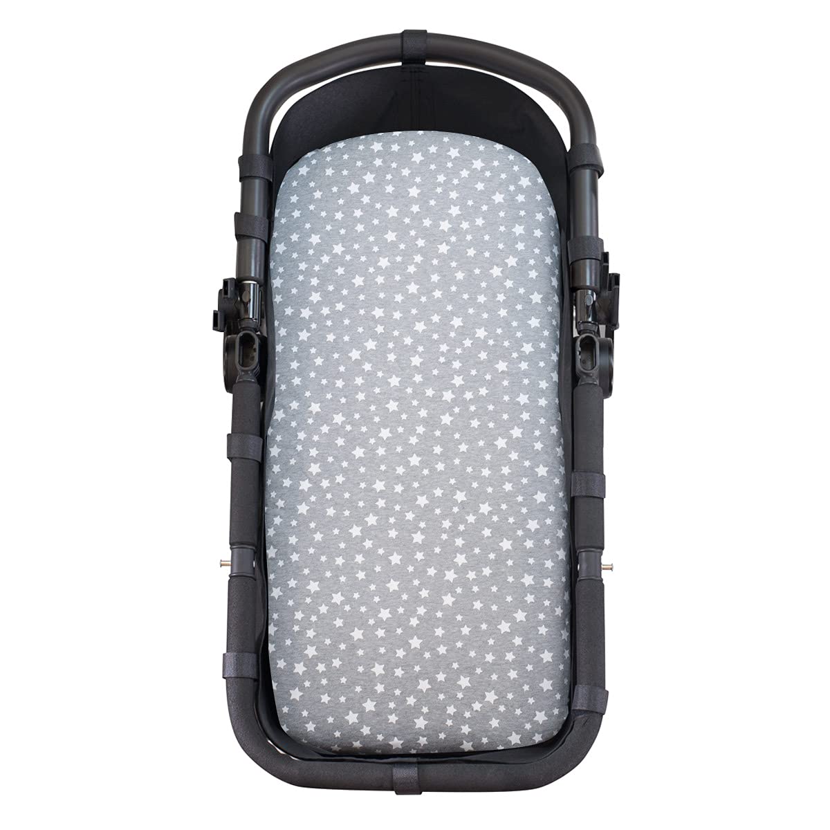 JYOKO KIDS Fitted cotton Sheet for Carrycot (WHITE STAR)