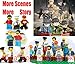 Abala Minifigures Building Bricks Men/Women Family Fun Favor Set, Compatible Figures Variety Community People Interchangeable Hats Bodies Legs Assemble Building Party Toys Kit (V2.0)