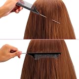 CCLKHY Black Carbon Fiber Pin Tail Comb Anti Static Parting Teasing Comb All view 4