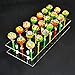 meizhouer 21 Hole Acrylic Cake Pop Clear Stand Decoration Lollipop Decorating Display Transparent Plastic Board Holder Base Shelf
