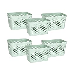 Glad Plastic Storage Basket Set, Value Pack of 6