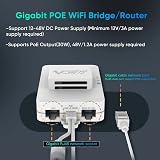 Vonets VAR1200-H Repeater 1200Mbps Dual Band 2.4G 5G POE WiFi Extender view 5