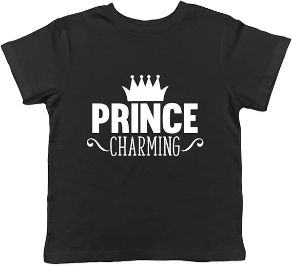 Shopagift Kids Prince Charming Childrens TShirt Amazon.co.uk Clothing