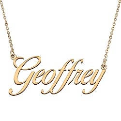 HUAN XUN Customized Custom Simple Any Name Necklace