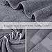 Wonwo 100% Cotton Bath Towels, 600 GSM Luxury 6 Piece Set - 2 Bath Towels, 2 Hand Towels, and 2 Washcloths - Gray
