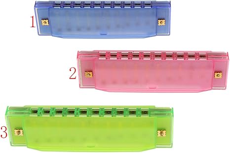 Amazon ノーブランド品 ハーモニカ 楽器 子供 おもちゃ 音楽教育玩具 贈り物 全3色 グリーン ラッパ 吹奏楽器 おもちゃ
