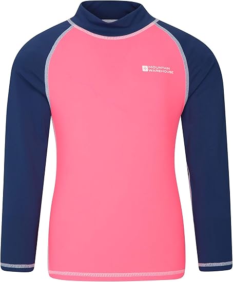 Mountain Warehouse Kids Rash Vest - UV Protection Rash Guard, Long ...