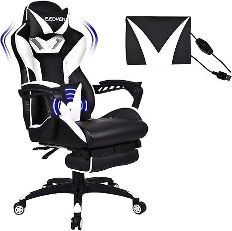 Yu Yusing Gaming Chair Computer Chair Ergonomic Sports Seat Height Adjustable Office Chair Executive Chair Desk Chair With Headrests Adjustable Arms And Footrests Amazon De Kuche Haushalt