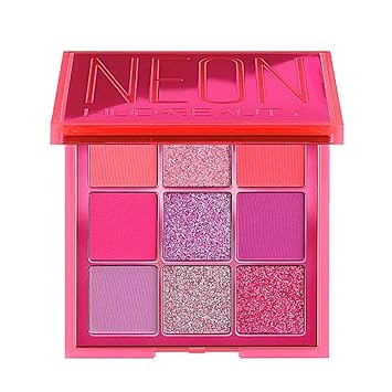 HUDA BB COMBO Neon Obsessions Eye -Shadow Palette - COLOR: Neon Pink - 9 COLOR