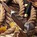 Grand Way Knife Hunting - Fixed Blade Knife - Large Bushcraft Fishing Long Knives with Sheath - Best 440c Stainless Steel Classic Big Sharp Fix Blades Hunting Knife with Wood Handle FB 934