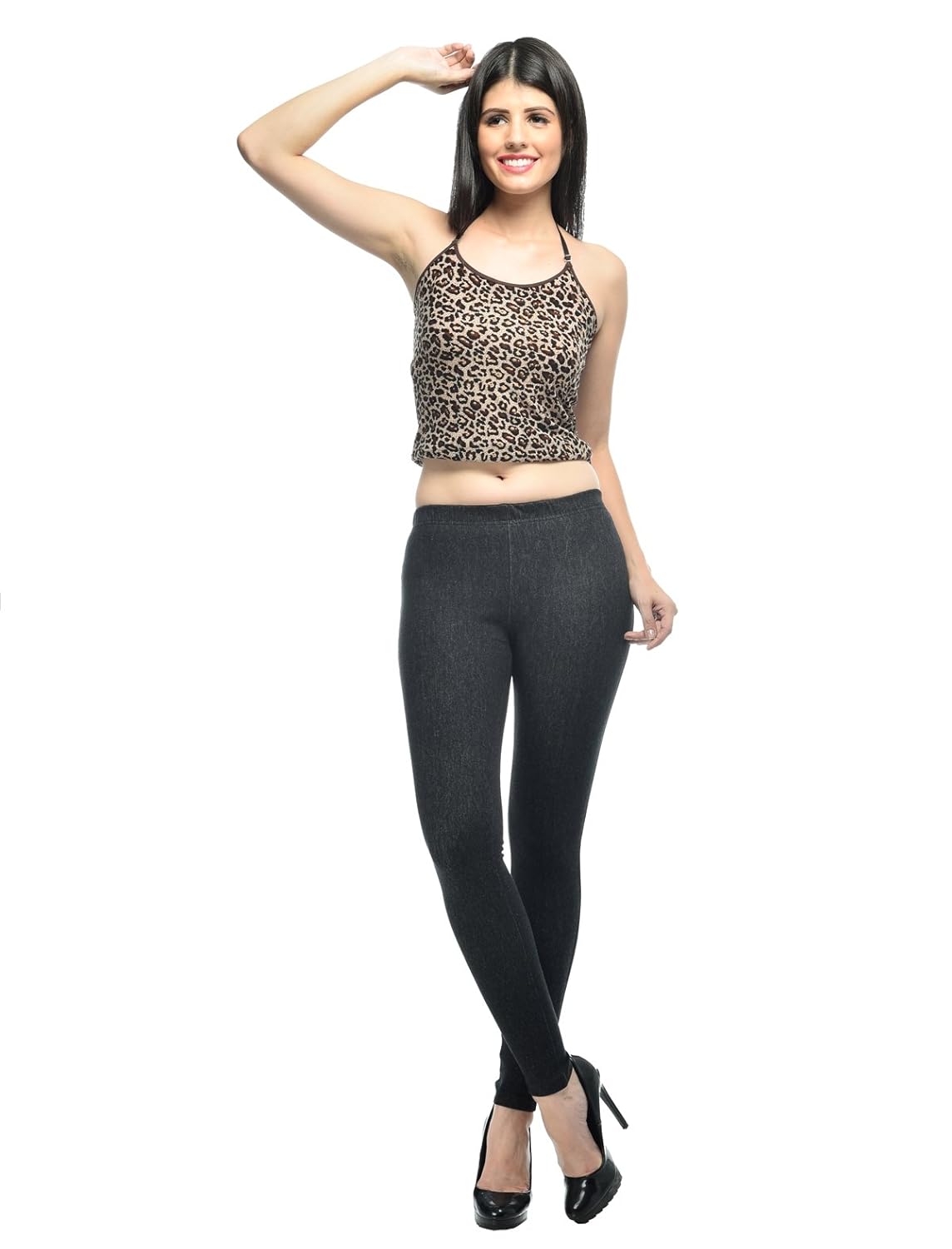 frenchtrendz women cotton spandex jegging