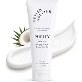 Better &amp; Better Purity Toothpaste | Natural Whitening Coconut-Based Formula | No Additives, SLS-Free, Fluoride-Free | Organic Mint Flavor | Vegan &amp; Antiplaque | 3.4oz
