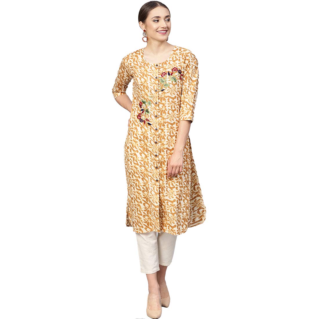 Buy Jaipur Kurti Women's Cotton Straight Kurta at Amazon.in
