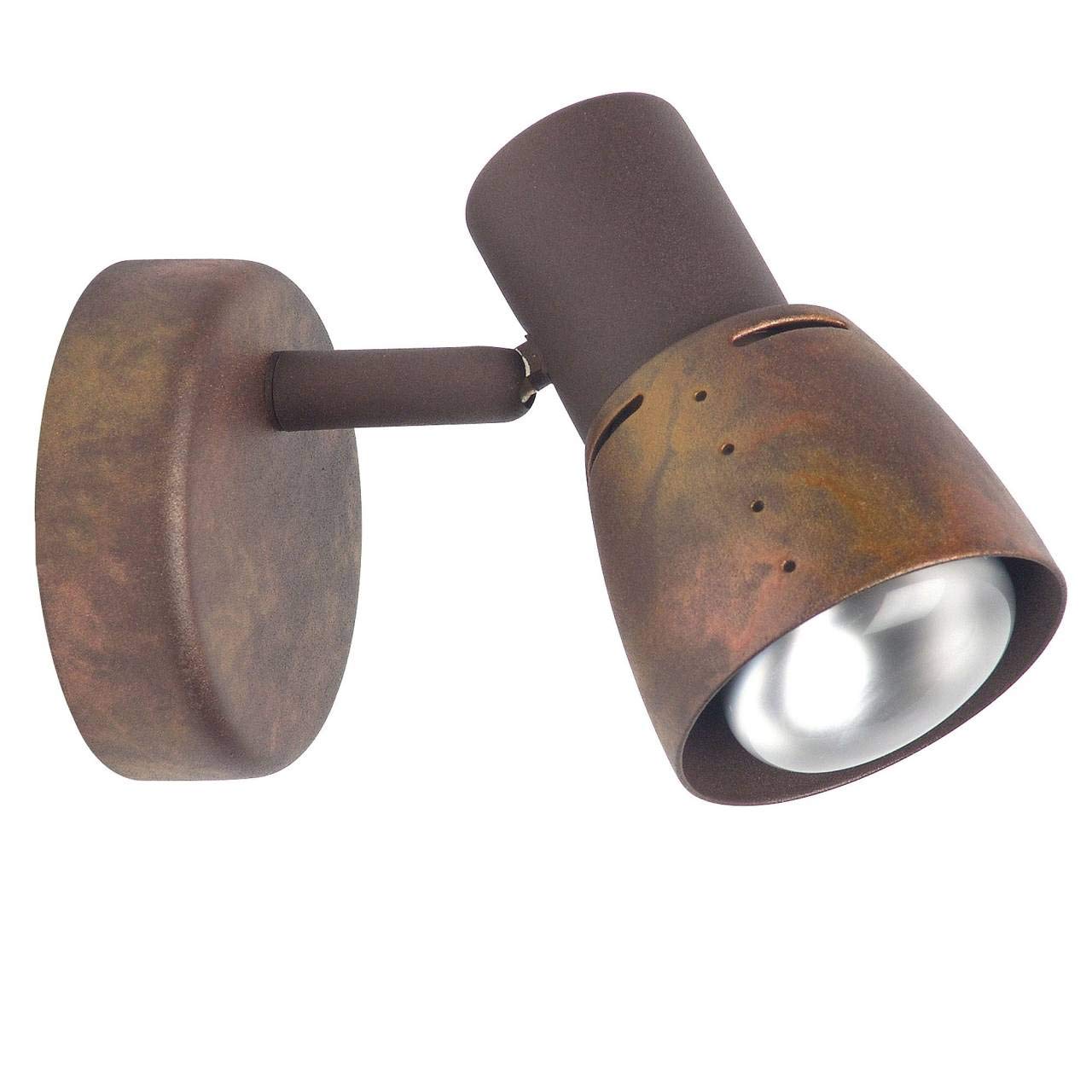 Brilliant Lava 39510/56 Wall Spotlight 1x E14 Max. 40 W Metal Antique Copper — image 1