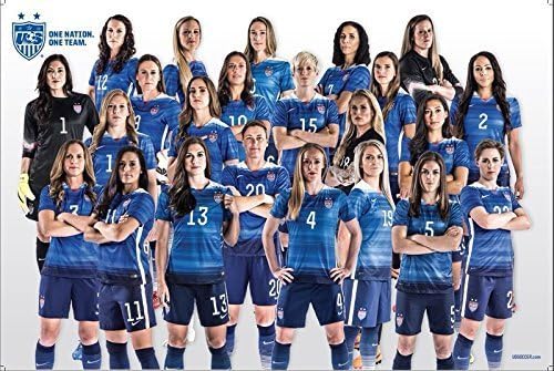 Poster 2-Pack: US WNT Soccer Team 2015 & Alex Morgan Poster Set