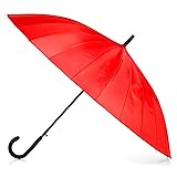 totes Large Eco Auto-Open 24 Rib Stick Umbrella