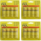 GRAMONI 16PCS Sticky Fly Catcher Trap,Fly Paper Ribbons, Fly Catcher Ribbon,Fly Paper Strips,Fly Trap