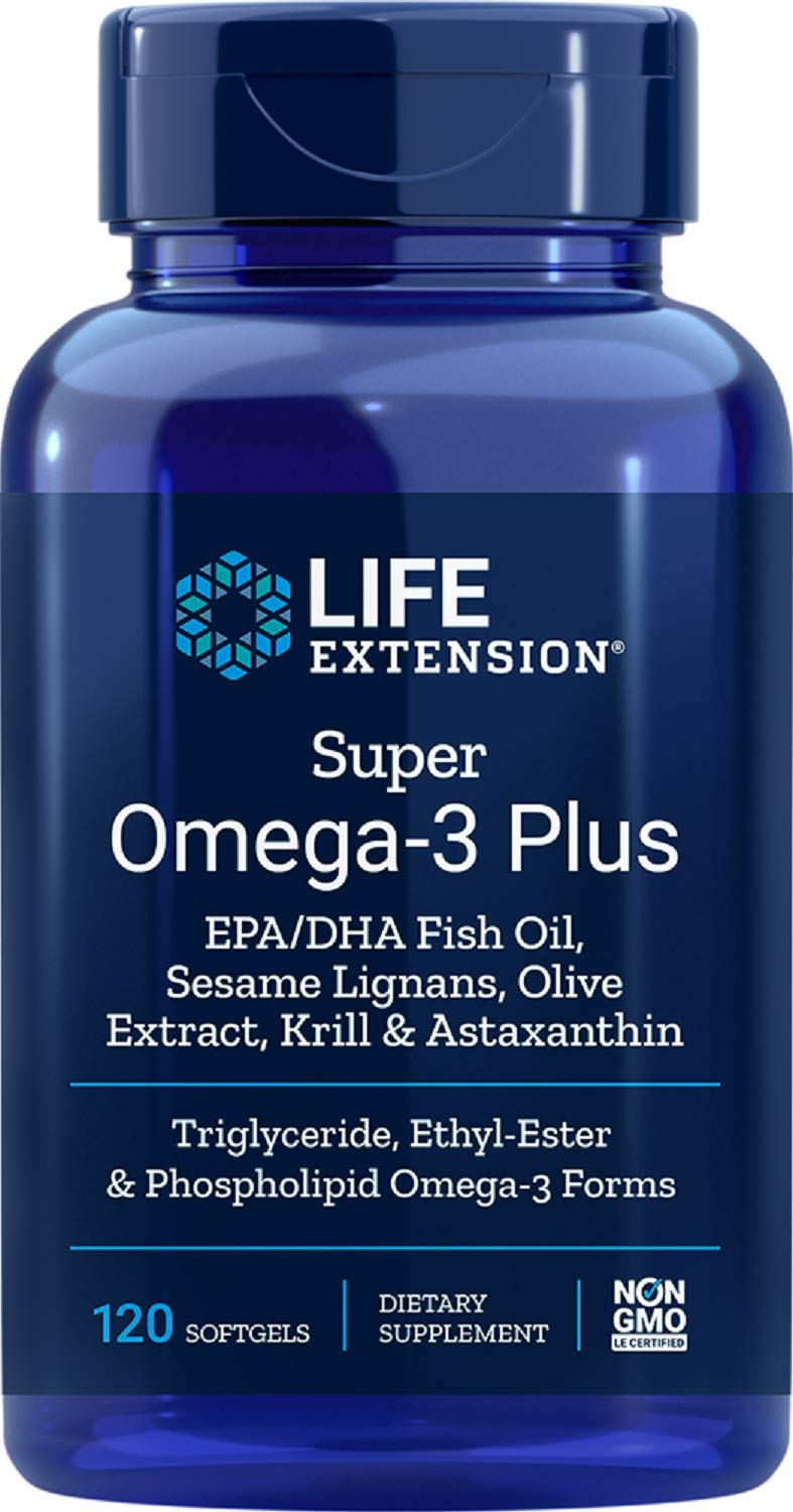 Life Extension Super Omega3 (Fish Oil) Plus EPA/DHA With Sesame