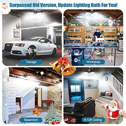 Led Garage Light Motion Sensor 60W Motion Activated Garage Lighting