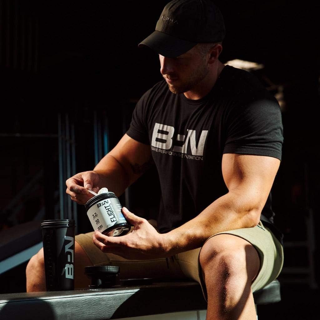 Bare Performance Nutrition, Flight Pre Workout, Energy, Focus & Endurance, Formulated with Caffeine Anhydrous, DiCaffeine Malate, N-Acetyl Tyrosine (30 Servings, Blue Raspberry): Health & Personal Care
