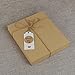 DECORA Gift Tags 100 Pieces Kraft Brown Tags with Free 100 Feet Jute Twine for Gift,Clothes, Wedding, Price Tag