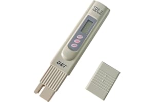 GEIparts Digital TDS Meter Water Tester, PPM Water Quality Tester Measuring Range 0-9999ppm, Ideal for Drinking Water, Swimmi