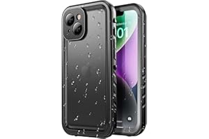 SPORTLINK for iPhone 14 Case Waterproof - IP68 Waterproof/Shockproof/Dustproof/360 Full Body Protection with Built-in Lens & 