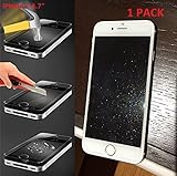 Powerdigital(tm) [[ 1 Pack ]] Glitter Diamond Sparkling Tempered Glass Screen Protector for iPhone 7 4.7