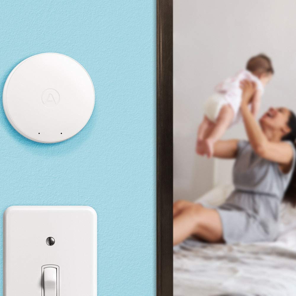 Renewed Airthings Wave Mini Indoor Air Quality Monitor tillescenter