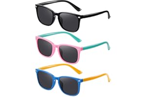 zeoxie Kids Sunglasses Polarized Sunglasses for Girls Boys Flexible Frame UV Protection Glasses Age 3-10