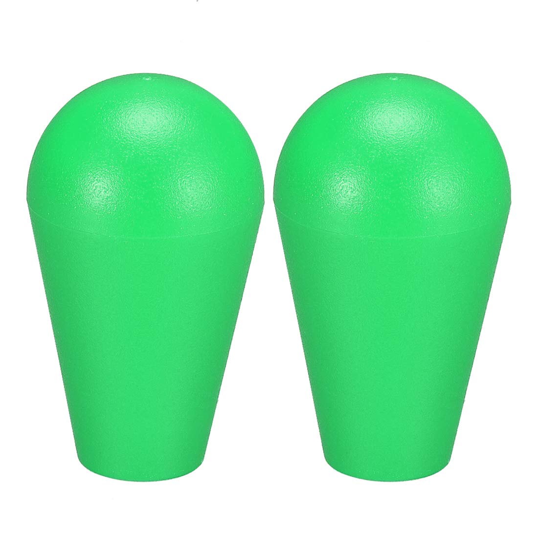 sourcing map Ellipse Oval Joystick Head Rocker Ball Top Handle Arcade Game DIY Parts Replacement Green 2Pcs