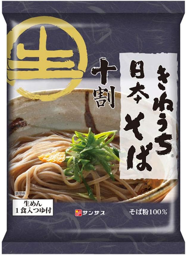 Amazon サンサス 十割日本そば 1食入り スープ付 12パック Son12 サンサス そば 通販