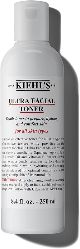Ultra Facial Toner, Tonico Per Pelli Delicate, 250ml