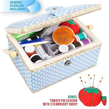 Sew kit Large Sewing Basket with Accessories Sewing Kit
