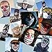 TEFITI Face Shield, Multifunctional Motorcycle Face Mask Balaclava Bandana Headband for All Outdoor Sports (AC-2017121)