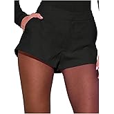 RoseSeek Women's High Waisted Work Shorts A Line Summer Mini Shorts Office Outfits