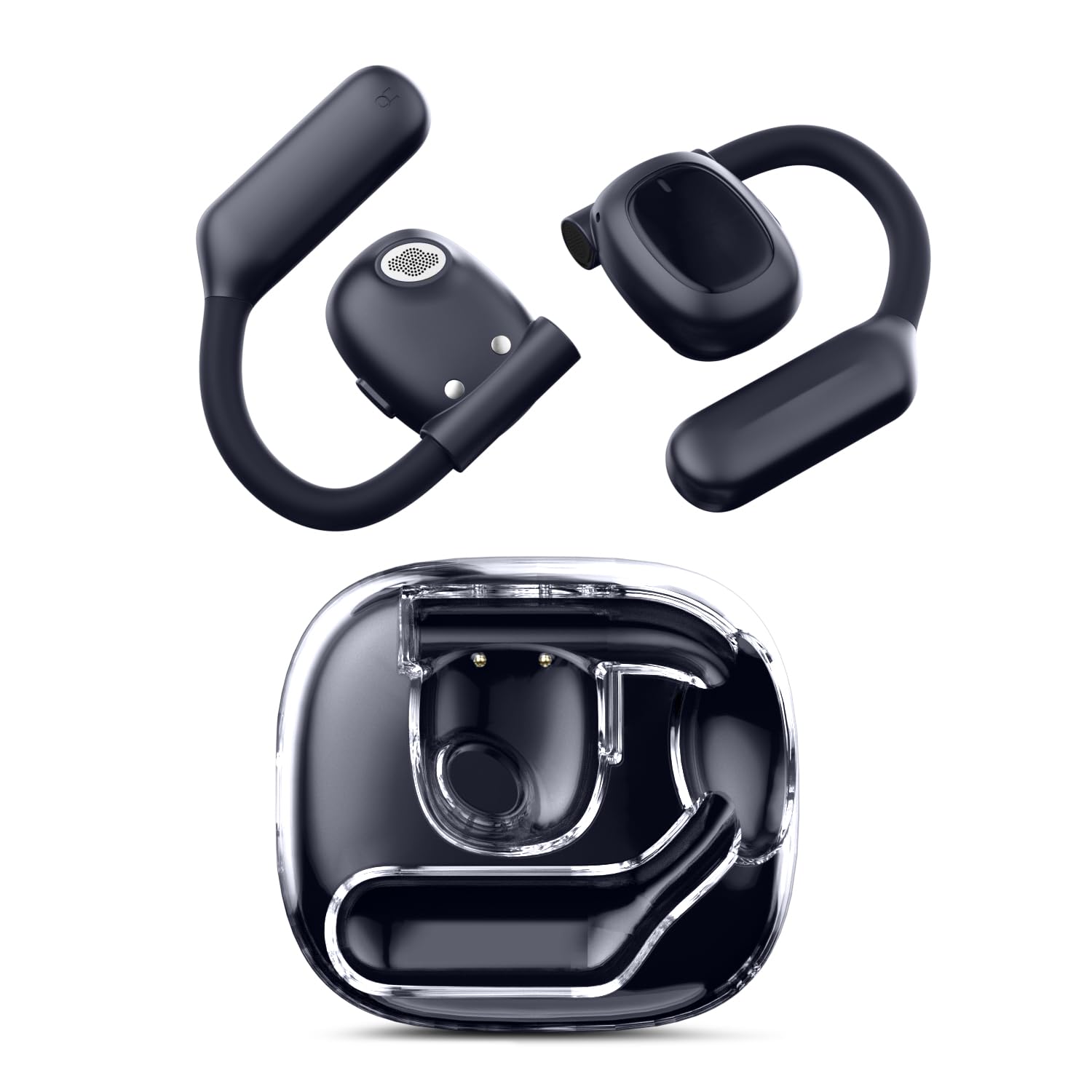 Photo 1 of NEOQOQO Open Ear Headphones, 80H Playtime Air Conduction Earbuds w/Fast Charging, 16mm Hi-Fi Audio Drivers, Physical Buttons, ENC Mic, IPX5 Waterproof, Bluetooth 5.4, 2025 Upgrade for Workout Black