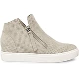 steve madden wedge sneakers grey