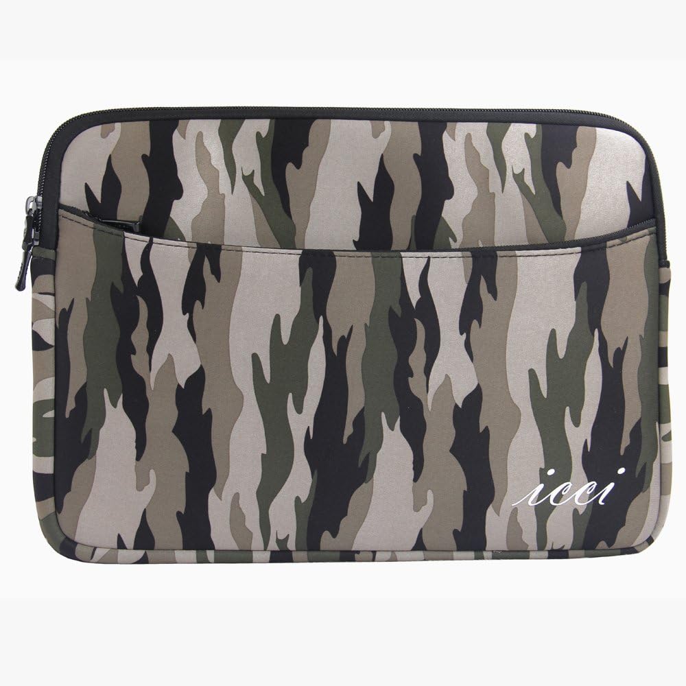 Macbook Air 11 Sleeve, icci [Shockproof] Macbook Air 11.6 inch Sleeve Chromebook 11 inch Case For Ultrabook Laptop Notebook Apple Macbook Air 11, Chromebook 11 - Colour Light Camo