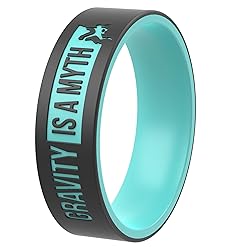 ThunderFit Silicone Wedding Ring Unisex, Laser