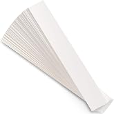 Lostronaut 100-Pack Grade-1 Chromatography Paper Strips - 6" x 0.75" Pigment Separation Blotting Strips for Science Experiments &amp; Laboratories - Clear Separation Filter Paper Set - White, Rectangular