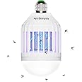 vertmuro Bug Zapper Light Bulb, 2-in-1 Indoor Electric Mosquito Killer Lamp with UV LED Light, Fly Insects Trap for Home Entryway Balcony Patio(1 Pack)